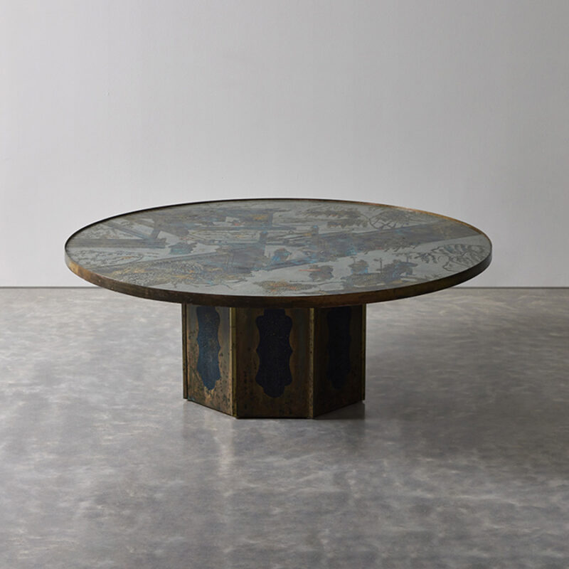 'Chan' Coffee Table, Round by Philip & Kelvin LaVerne