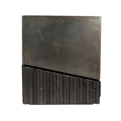 Charred Wood Side Table