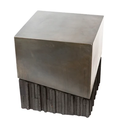 Charred Wood Side Table