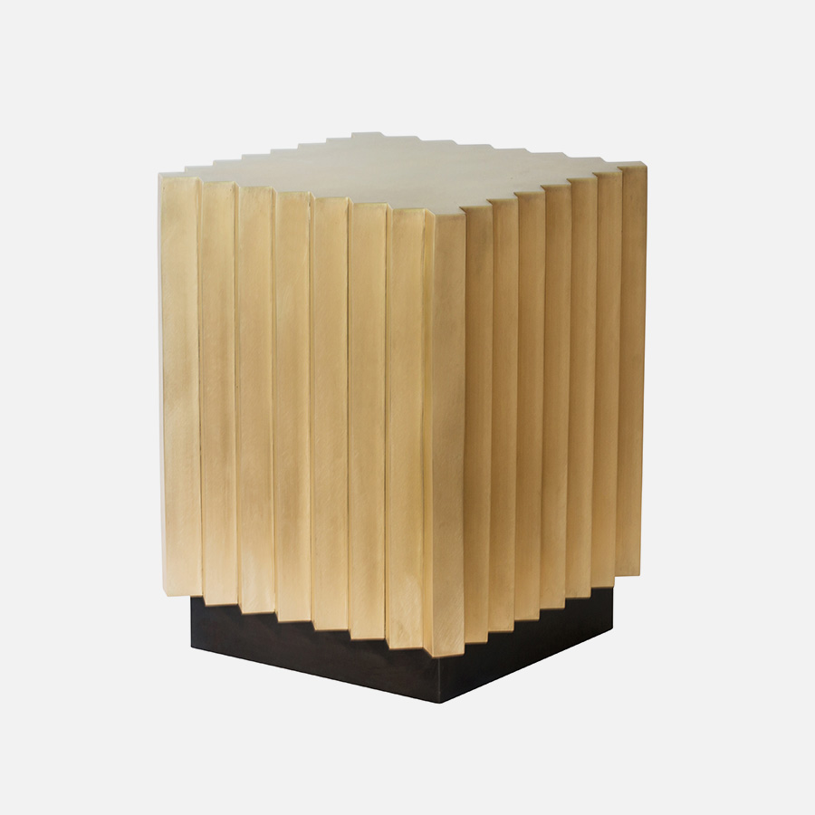 Corrugated Side Table