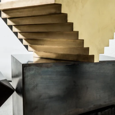 Corrugated Side Table