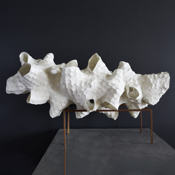 Honeycomb Light Sculpture in Stand