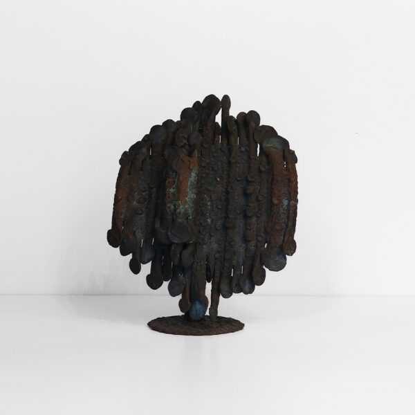 Jungle Plant Bronze Sculpture By Klaus Ihlenfeld