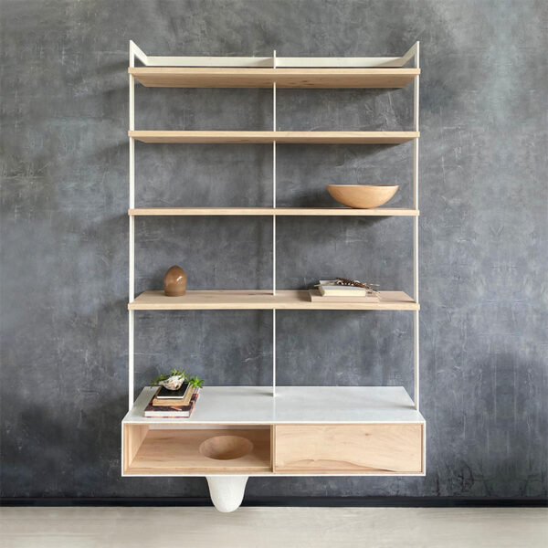 OUTSIDE IN Wall Unit in White – 56