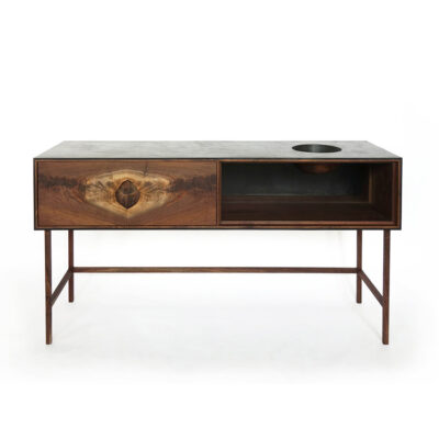 Outside In Console Walnut