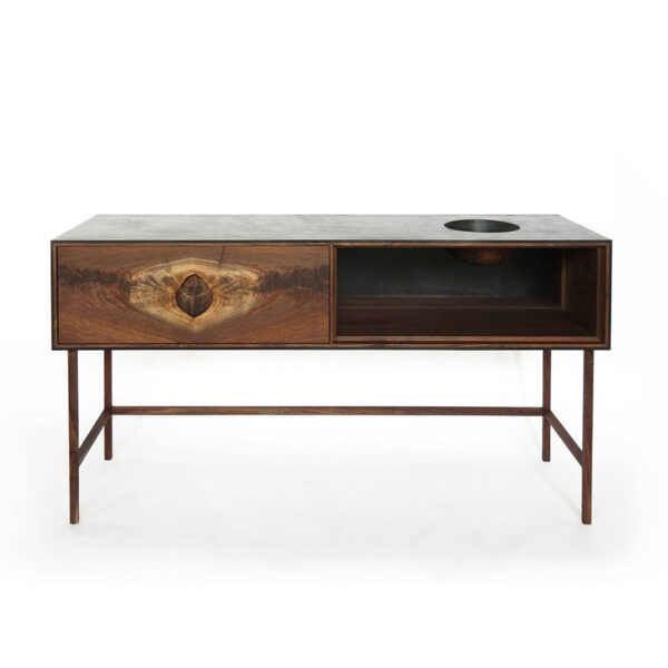 Outside In Console Walnut