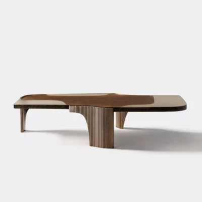 Promontory Cocktail Table in Cast Glass