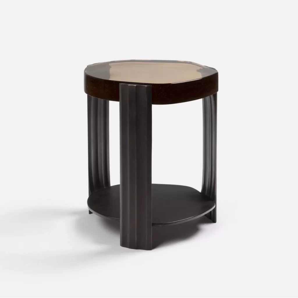 Tributary Occasional Table With Glass Top