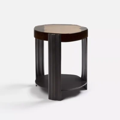 Tributary Occasional Table With Glass Top