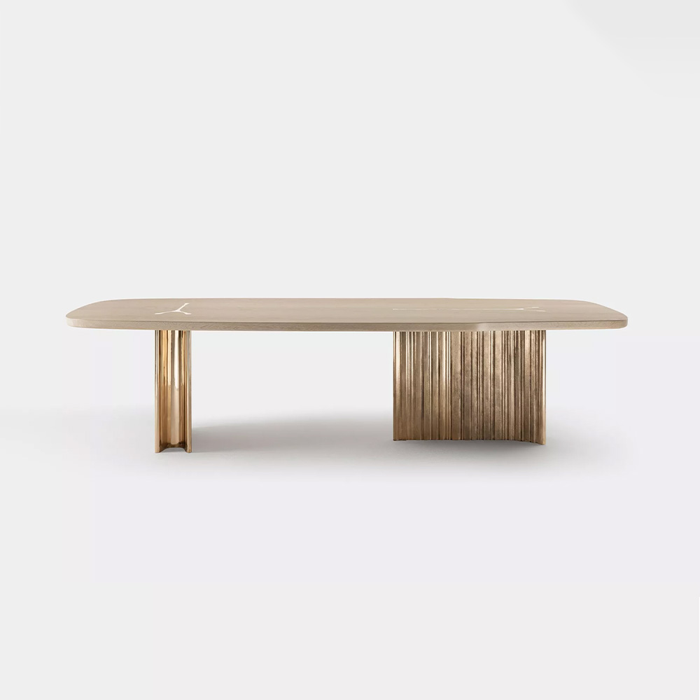 Tributary Dining Table with_Inlay