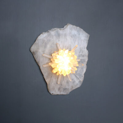 SUGAR SCONCE MONO STONE