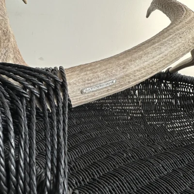Shed Elk Antler Basket