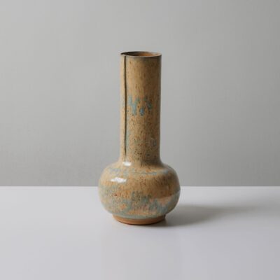 Medium Boule in Blue Snowflake Crystal Glaze