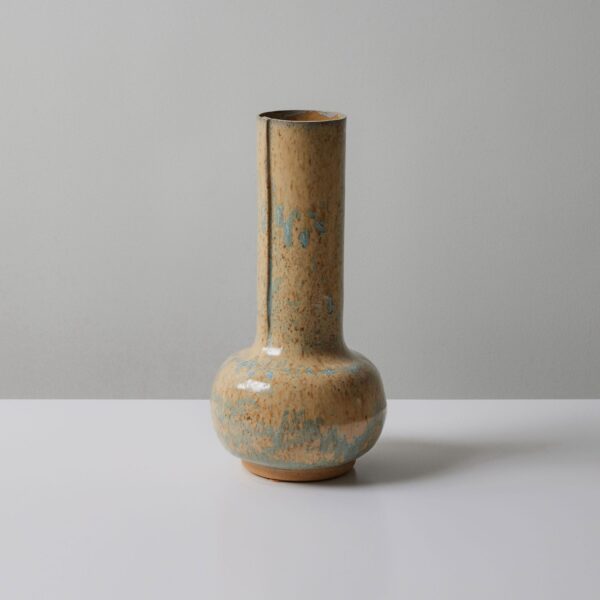 Medium Boule in Blue Snowflake Crystal Glaze