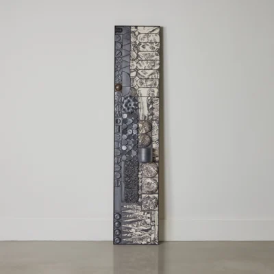 Framed Tiled Artwork – in Black