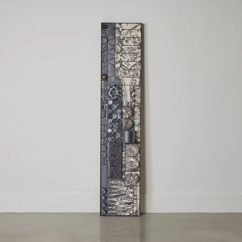 Framed Tiled Artwork – in Black