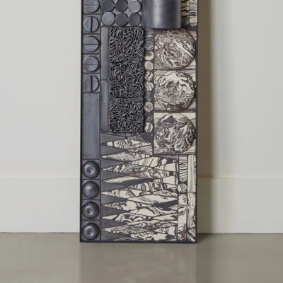 Framed Tiled Artwork – in Black