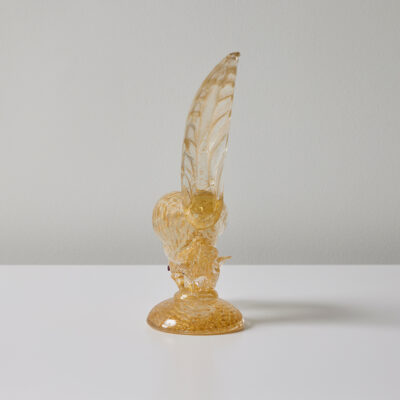 Glass Bird By Barovier&Toso