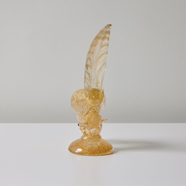 Glass Bird By Barovier&Toso