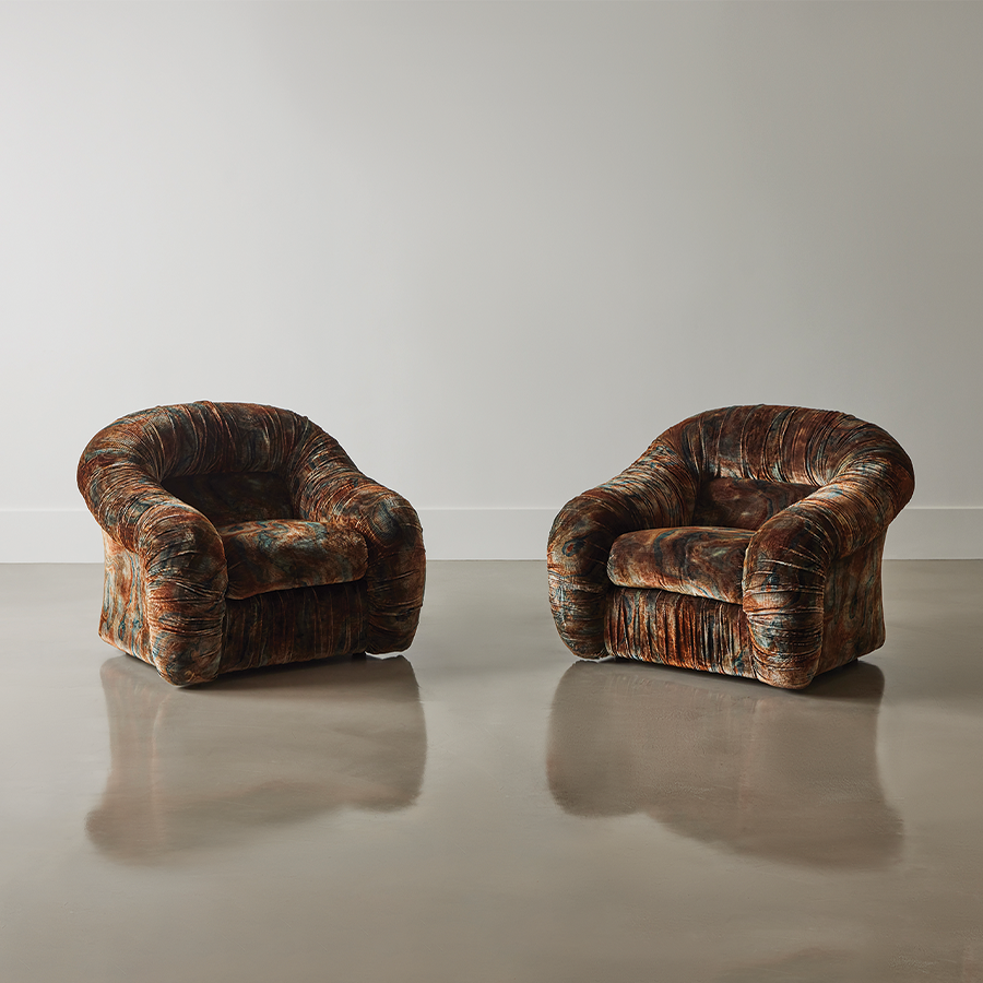 Pair of Michele Gargiulo Arm Chairs