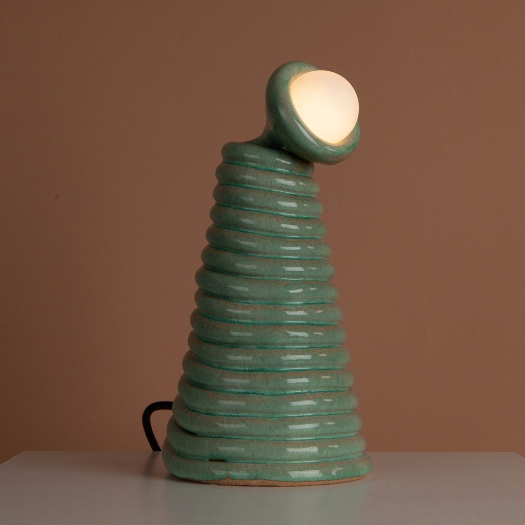Globe Top Spring Lamp
