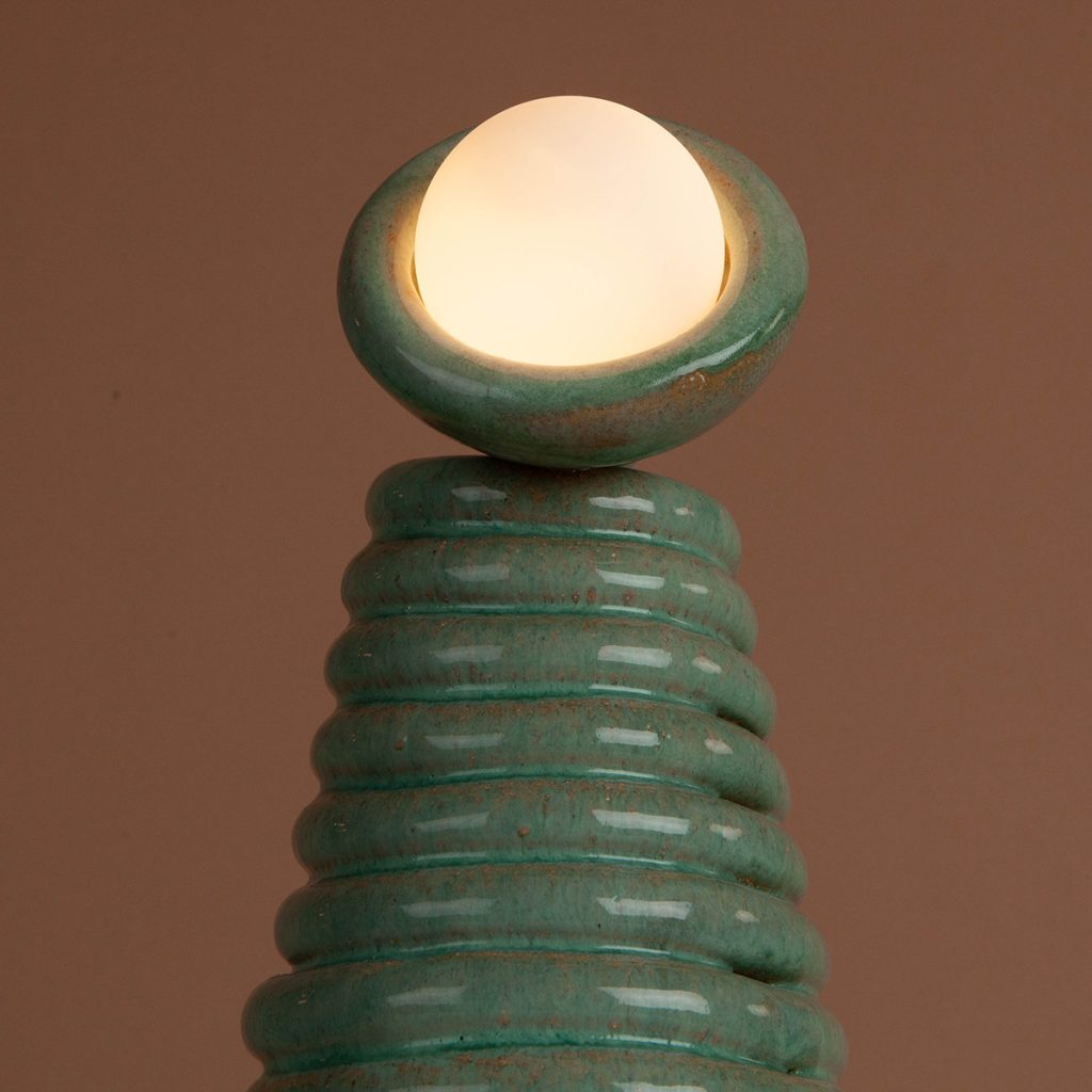Globe Top Spring Lamp