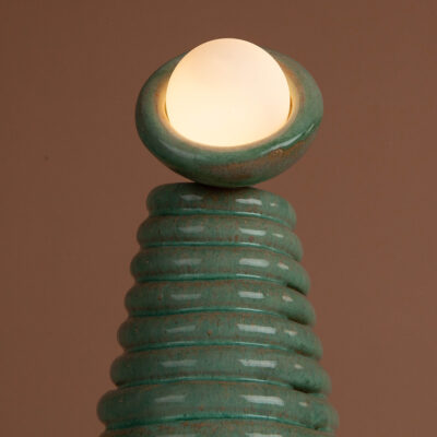 Globe Top Spring Lamp