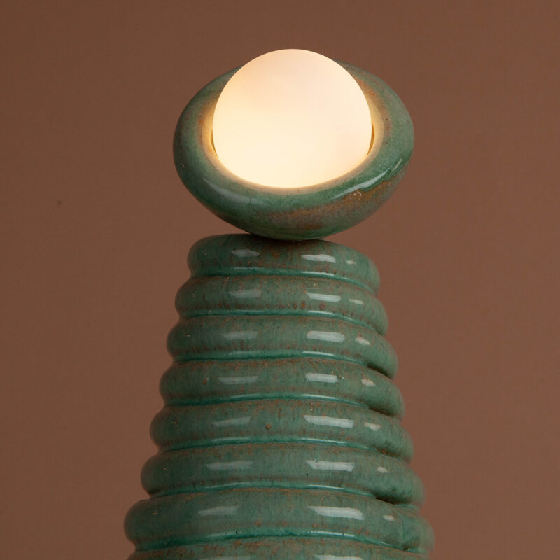 Globe Top Spring Lamp