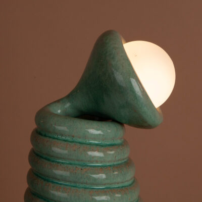 Globe Top Spring Lamp