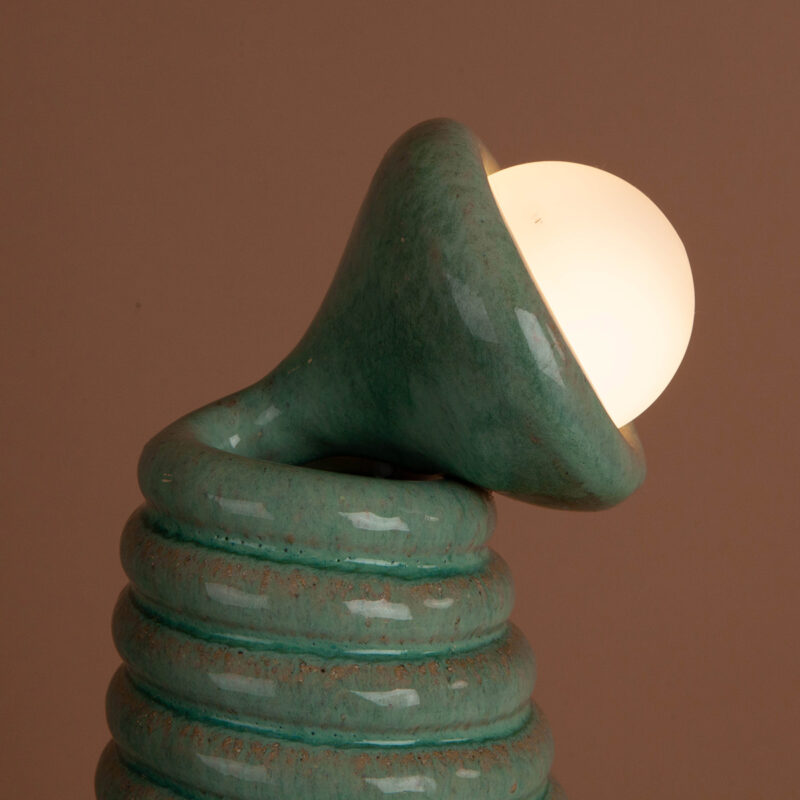 Globe Top Spring Lamp