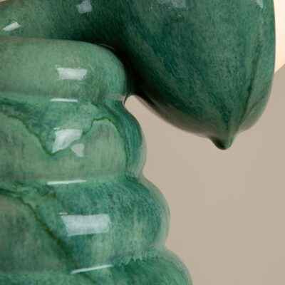 Large Globe Top Spring Lamp