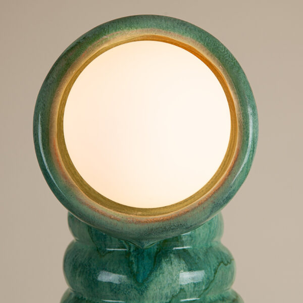 Large Globe Top Spring Lamp