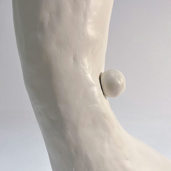 Le Cygne Table Lamp with Vintage Capiz Shade