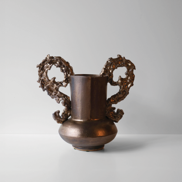 Low Boule with Decorative Handles