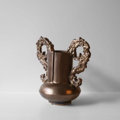 Low Boule with Decorative Handles