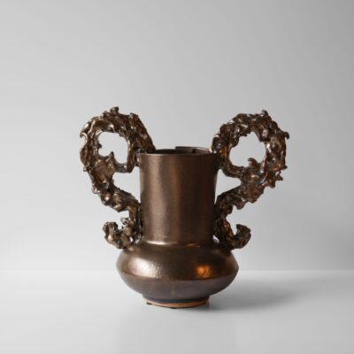 Low Boule with Decorative Handles