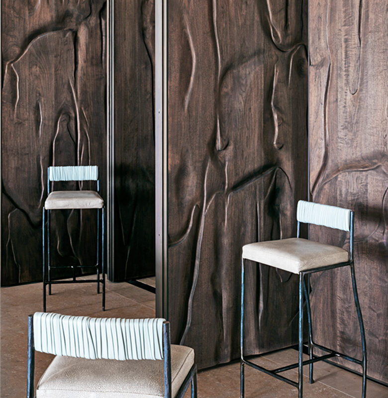 Leveller Bar Stool by Dylan Farrell