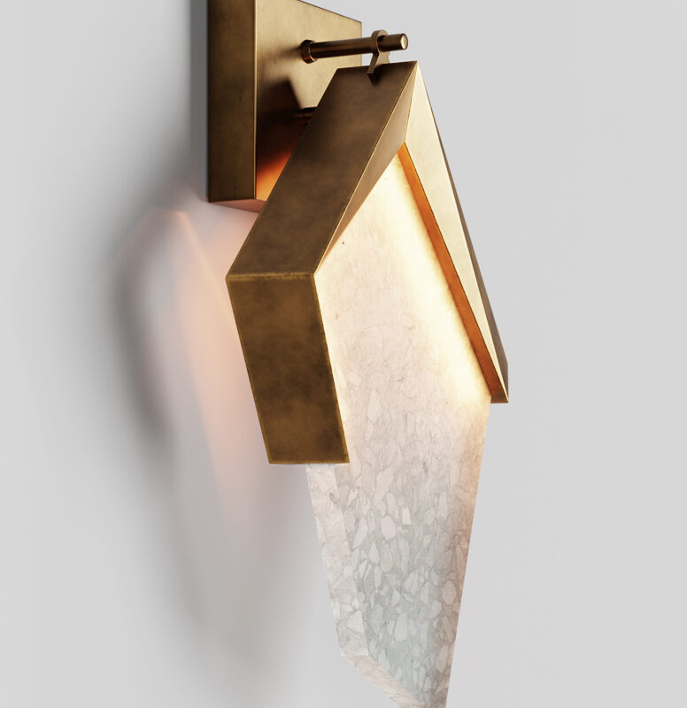 Sail Sconce by Dylan Farrell