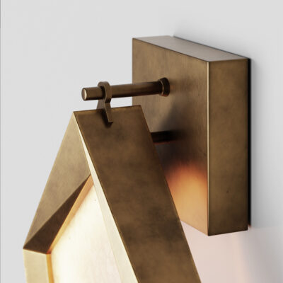 Sail Sconce by Dylan Farrell
