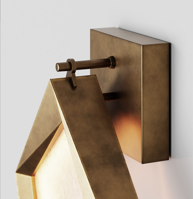 Sail Sconce by Dylan Farrell