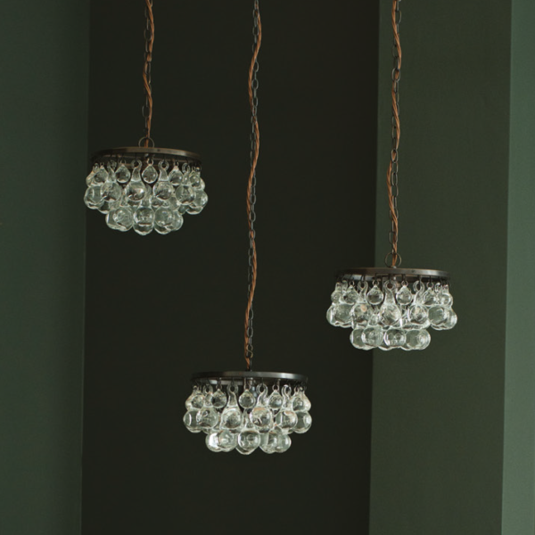 Arctic Pear Chandelier – Round (25 cm)