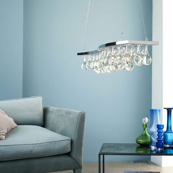 Arctic Pear Chandelier – Double Wave (200 cm)
