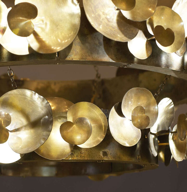 Eucalyptus Chandelier – Double Tier Round