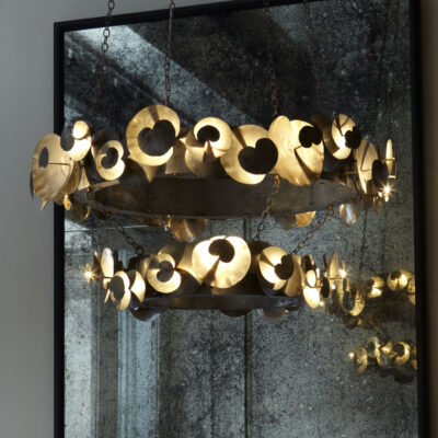 Eucalyptus Chandelier – Double Tier Round