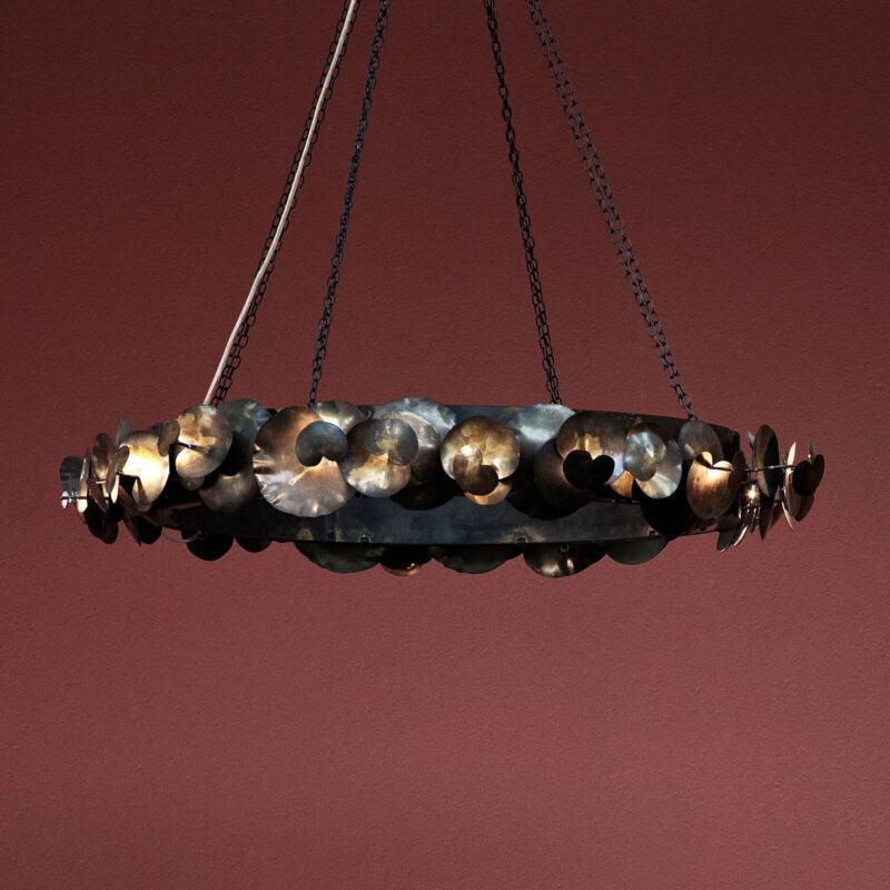 Eucalyptus Chandelier – Single Tier Round
