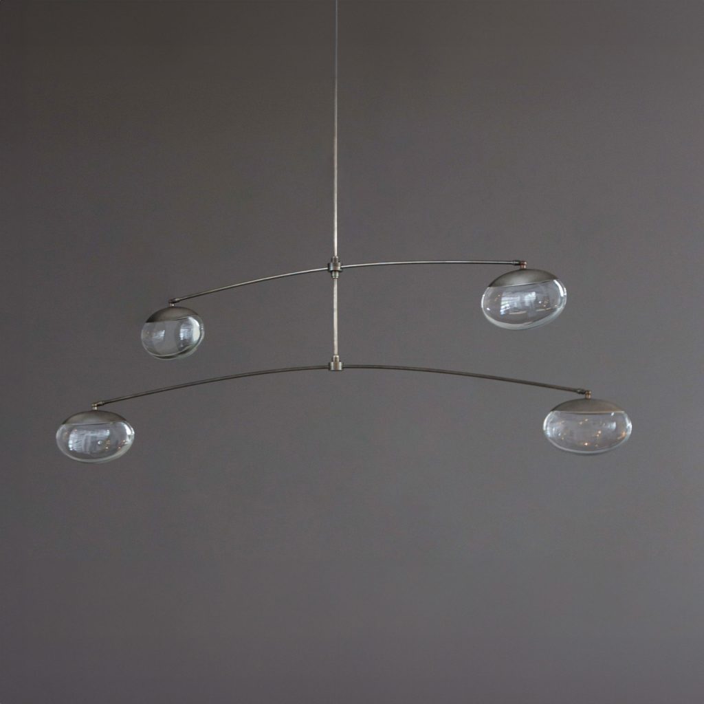 Gaia Chandelier – 2 Tier (4 Pebbles)