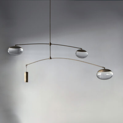 Gaia Chandelier – 2 Tier (3 Pebbles)
