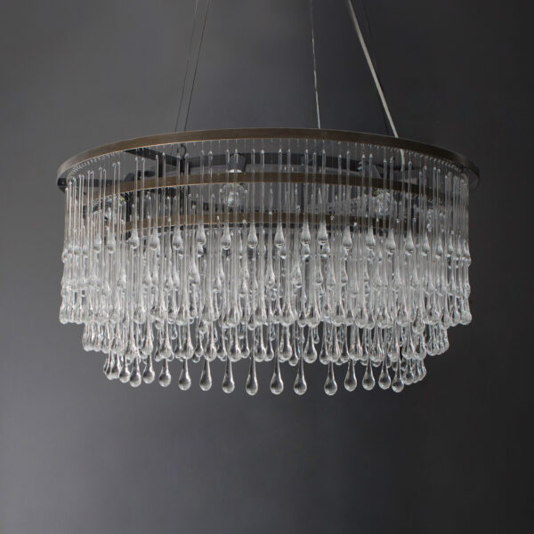 Light Drizzle Chandelier – Round (100 cm)
