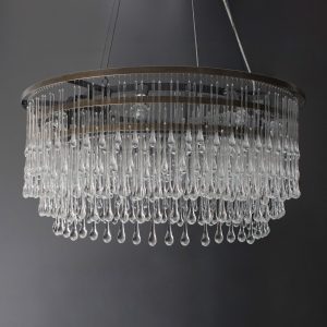 Light Drizzle Chandelier – Round (100 cm)