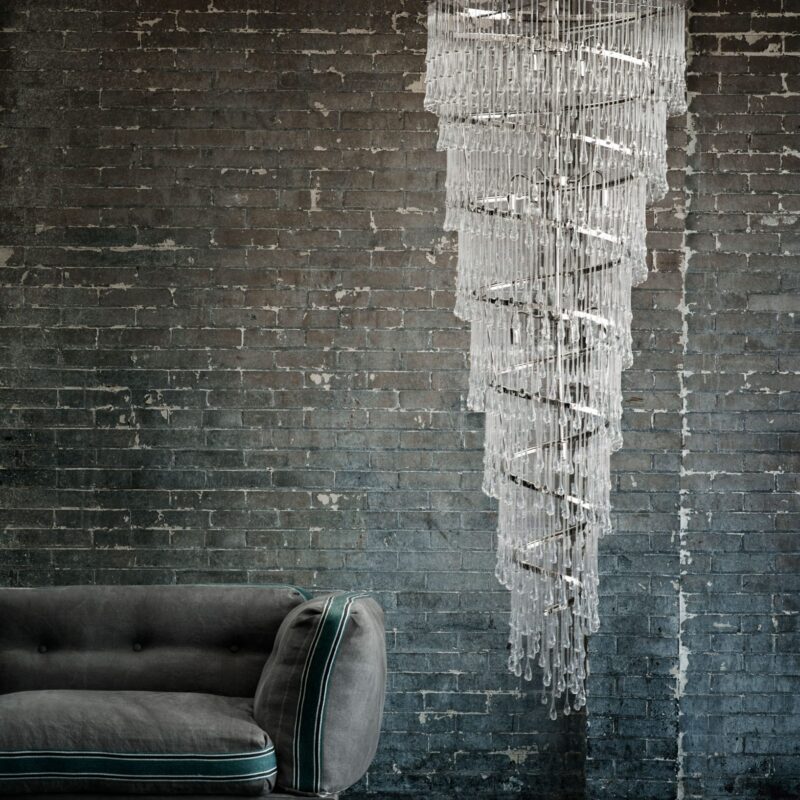 Light Drizzle Chandelier – Spiral